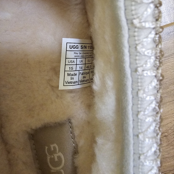 New UGG Tasman Flecked Knit, size US 15 - Picture 7 of 13